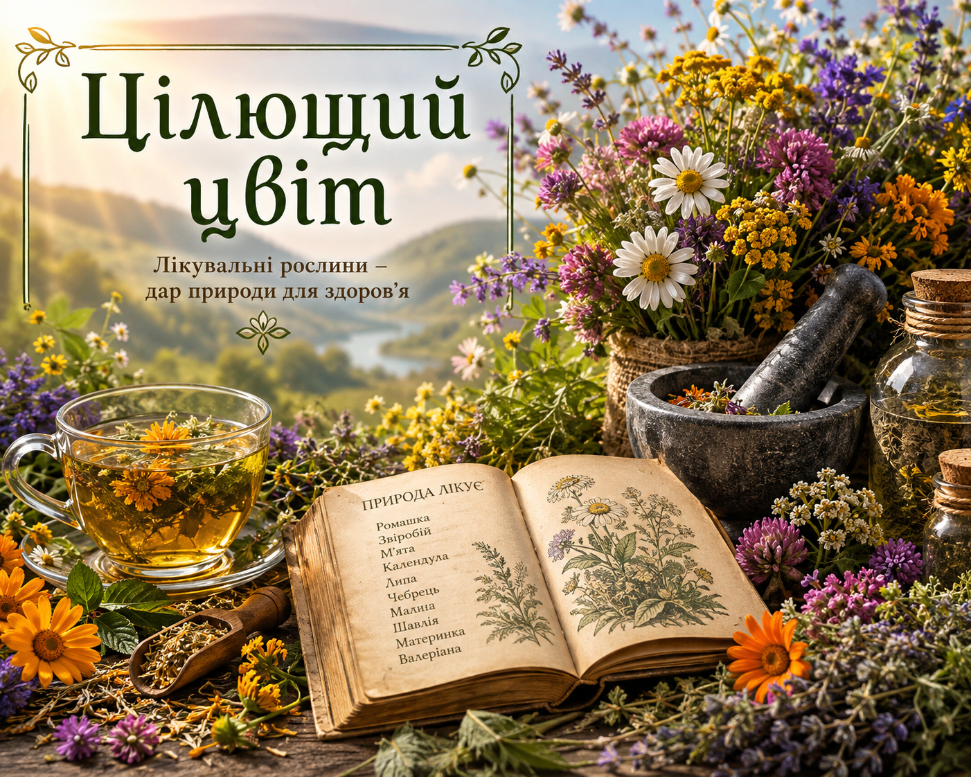 ЛІКАРСЬКІ РОСЛИНИ В НАРОДНІЙ МЕДИЦИНІ